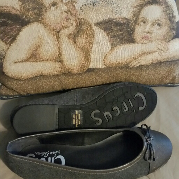 Sam Edelman CIRCUS Wool Flannel Flat - Picture 3 of 3